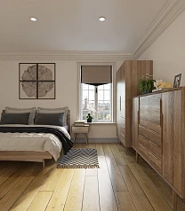 Шкаф в скандинавском стиле "Bruni" с ящиками арт BR27 в интернет-магазине