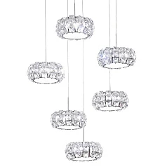 фото Подвесной потолочный светильник (люстра) CORLIANO светодиодный 39008