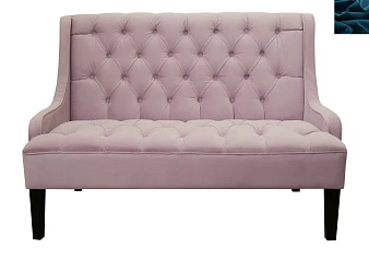 фото Американский диван Sommet Violet синий в интерьере