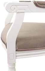 фото Мягкий стул с подлокотниками Volker Arm Taupe