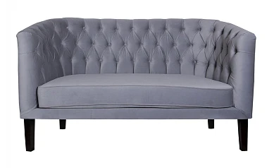 купить Прямой двухместный диван Harry серый в интернет-магазине