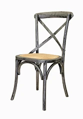 красивый Стул Cross Back Silver