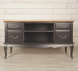 фото Комод под TV «Leontina Black»  арт ST9328BLK в интерьере