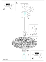 заказать Подвесной потолочный светильник (люстра) CAMPILO