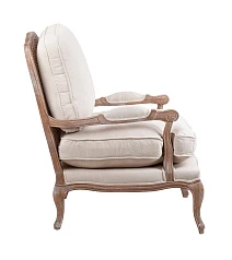 фото Мягкое полукресло с подлокотниками Niro Rattan Beige в интерьере