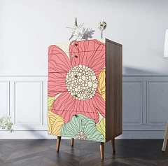 заказать Комод высокий "Berber" принт 5 арт BB10/Print_05 в интернет-магазине