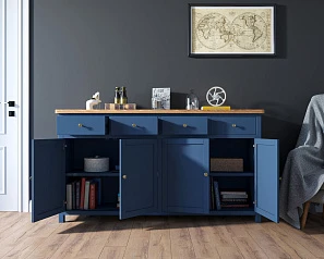 фото Комод "Jules Verne" 4 ящика 4 дверки арт JV37ETGB