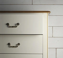 заказать стильные Бежевый комод "Olivia" высокий на 5 ящиков арт GA3005C