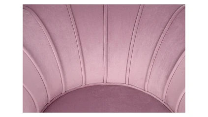Кресло с пуфом ракушка Pearl Pink в интернет-магазине
