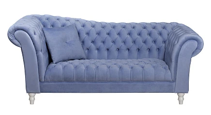 заказать Двухместный диван Lina Blue-W синий в интернет-магазине