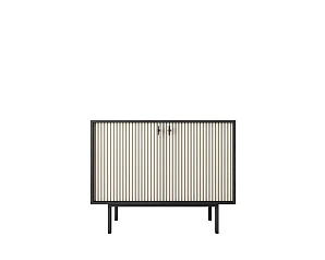 фото Комод с двумя дверками "Emerson" арт EM02/milky/L в интерьере