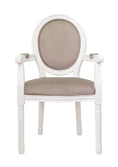 купить красивые Мягкий стул с подлокотниками Volker Arm Taupe