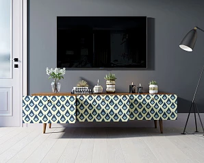 заказать Комод "Berber" с ящиками низкий под TV принт 13 арт BB19/Print_13