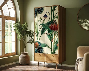 фото Шкаф двухстворчатый "Berber" арт BB16/Print_55 в интерьере