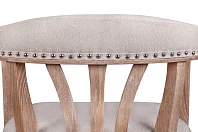 Мягкий стул с подлокотниками Tanner Beige в интерьере