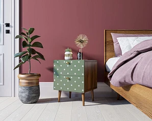 стильные Тумбочка "Berber" с двумя ящиками 12 принт арт BB03/Print_12, разноцветная