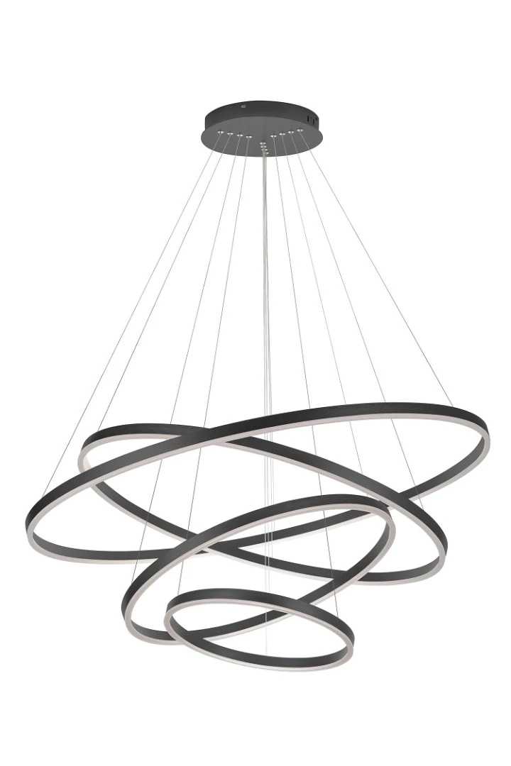 Люстра Orblaze 4 rings 1000 black