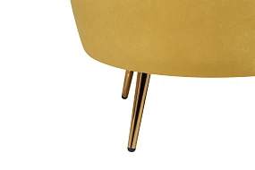 купить стильное Низкое кресло ракушка Pearl Yellow