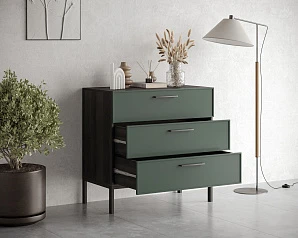 красивые Комод с тремя ящиками "Nicole" NLN12G в интернет-магазине
