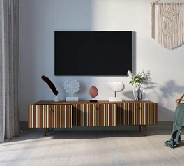 красивые Комод "Berber" с ящиками низкий под TV принт 20 арт BB19/Print_20 на заказ