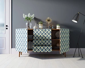 купить стильные Комод "Berber" с ящиками 13 принт арт BB14/Print_13 в интернет-магазине
