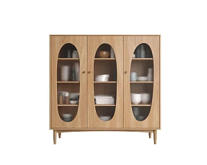 заказать Шкаф трехстворчатый низкий Bubble арт BBL04 в интернет-магазине