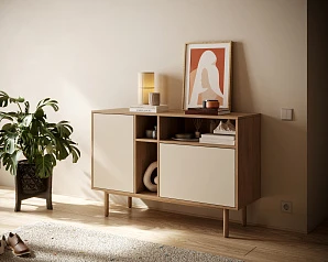 купить стильный Комод с дверками "Alice" арт ALC10