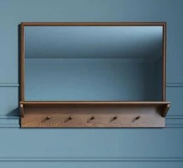 Зеркало "Bruni" с полочкой арт BR33 на заказ