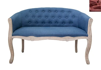 фото Диван французский стиль Kandy Double Blue красный