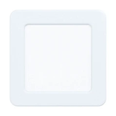 99162 Светодиодный встраиваемый светильник FUEVA 5, 5,5W (LED), 117х117, ET26, 650lm, 3000K, сталь, белый/ на заказ в интернет-магазине