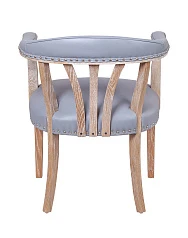 заказать Мягкий стул с подлокотниками Tanner Gray Leather в интернет-магазине