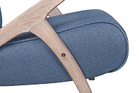 фото Низкое кресло Fobos blue