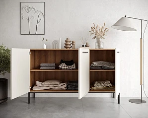 заказать Комод с тремя дверками "Nicole" NLN02