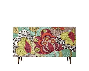 красивые Комод "Berber" с двумя дверками и ящиками принт 6 арт BB17/Print_06 в интернет-магазине