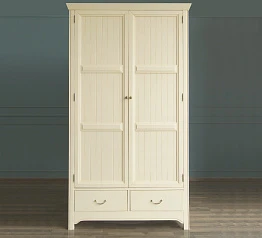 Бежeвый двухстворчатый шкаф "Olivia"   арт GA2004C