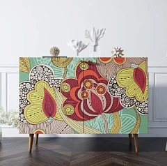 фото Комод "Berber" две дверки 6 принт арт BB04/Print_06