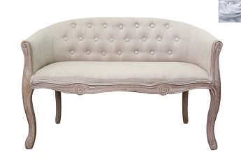 красивые Дизайнерский двухместный диван Kandy Double Mocca цвет серый в интернет-магазине