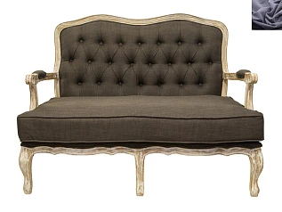 Прямой диван модерн Yareli Brown V2 серый