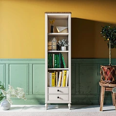 Узкий стеллаж "Odri" с ящиками в стиле Прованс арт od2130L