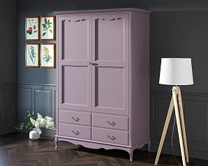 купить стильный Шкаф "Leontina Lavanda" двустворчатый с ящиками арт ST9327KR2L