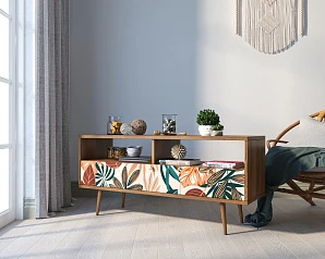 фото Консоль "Berber" с тремя ящиками принт 25 арт BB23/Print_25