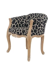 Низкое кресло ретро каминное Kandy