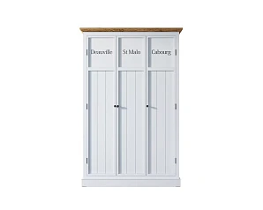 купить красивый Шкаф трехстворчатый для детской "Palermo" в стиле прованс арт PL1027-3