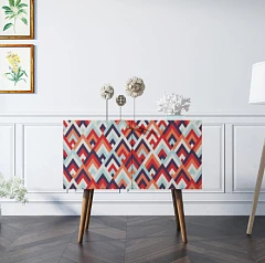 красивые Комод на высоких ножках "Berber" малый принт 2 арт BB13/Print_02