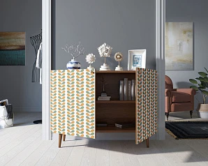 Комод с принтом 23 "Berber" две дверки арт BB04/Print_23