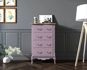 купить Комод Leontina Lavanda четыре ящика арт ST9340L