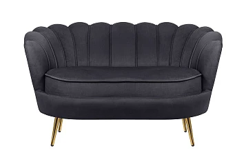 Дизайнерский двухместный диван Pearl Double Black на заказ
