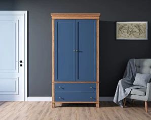 купить стильные Шкаф двухстворчатый "Jules Verne" из березы и ясеня арт JV27ETGYB