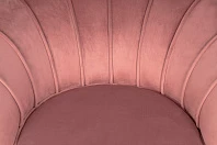 красивое Низкое кресло ракушка Pearl Pink V3 на заказ