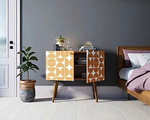 купить Комод на высоких ножках "Berber" малый принт 14 арт BB13/Print_14 в интернет-магазине